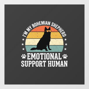 Bohemian Shepherd Emotional Support Human Dog
