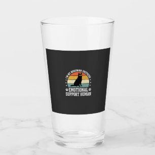 Bohemian Shepherd Emotional Support Human Dog Glass