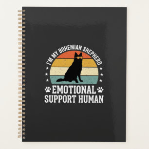 Bohemian Shepherd Emotional Support Human Dog Planner