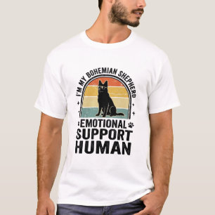 Bohemian Shepherd Emotional Support Human Vintage T-Shirt