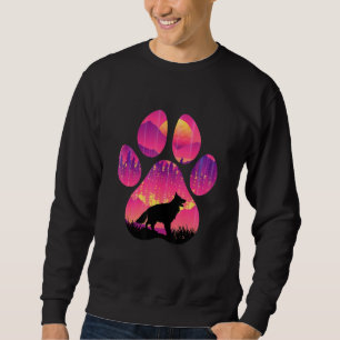 Bohemian Shepherd Paw Mom Dad Dog Women Men Sweatshirt