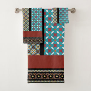 Bohemian Starburst Bath Towel Set
