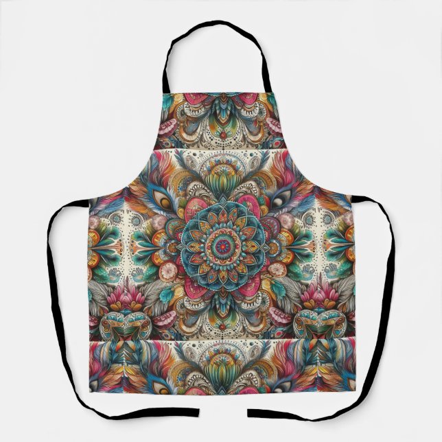 Bohemian style apron (Front)