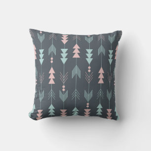 Bohemian Style Boho: Ethnic Seamless Pattern Cushion