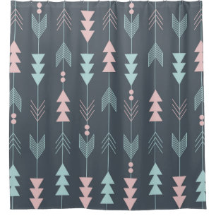 Bohemian Style Boho: Ethnic Seamless Pattern Shower Curtain