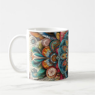 Bohemian style coffee mug