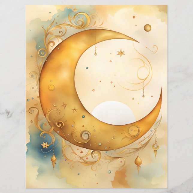 Bohemian Style Cresent Moon (Front)
