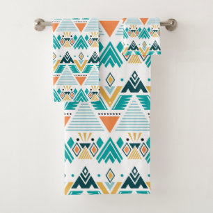 Bohemian Style Pattern Bath Towel Set