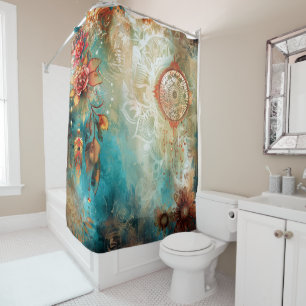 Bohemian Style Shower Curtain