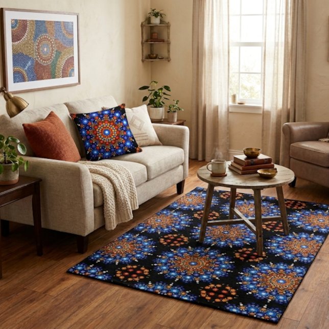 Bohemian Style Throw Pillow (Creator Uploaded)