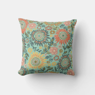 Bohemian Sunflowers Cushion