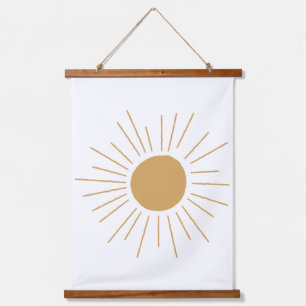 bohemian Sunshine style, Boho Sunshine, boho sun Hanging Tapestry