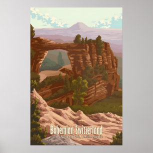 Bohemian Switzerland National Park Czech Republic Poster