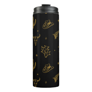 Bohemian Symbols: Western Vintage Magic Thermal Tumbler