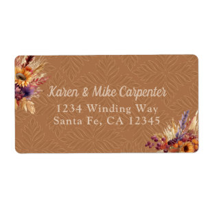 Bohemian Terracotta Sunflower Fall