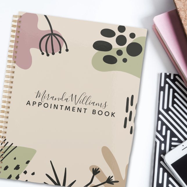 Bohemian Tranquil Abstract Appointment  Planner (Bohemian Tranquil Abstract Appointment Planner)