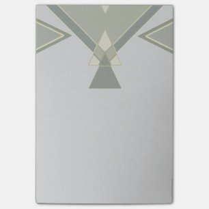 Bohemian Tribal Geometric   Grey Custom Post-it Notes