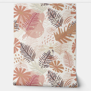 Bohemian Tropical Foliage Wallpaper
