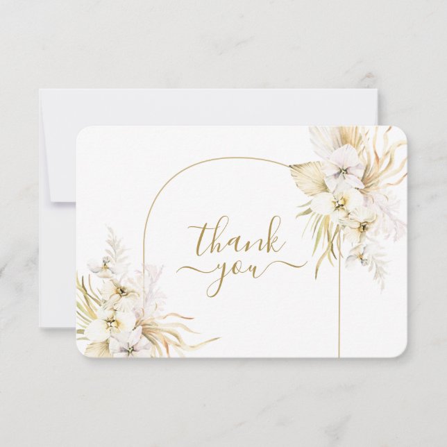 Bohemian Tropics thank you card (Front)