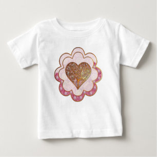 Bohemian Valentine Whimsey 3D  Baby T-Shirt