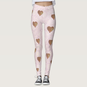 Bohemian Valentine Whimsey 3D  Leggings