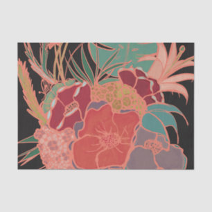 Bohemian Vintage Party Floral Tissue Paper