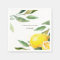 Bohemian Watercolor Lemon Wedding Napkin
