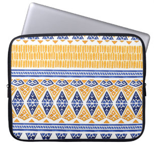 Bohemian Watercolor: Seamless Artistic Pattern. Laptop Sleeve