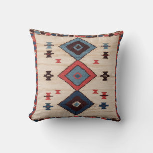 Bohemian White Kilim Pillows: A Fusion of Style Cushion