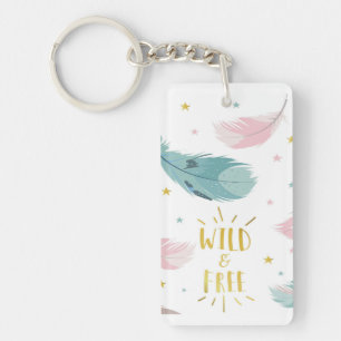 Bohemian Wild and Free Key Ring