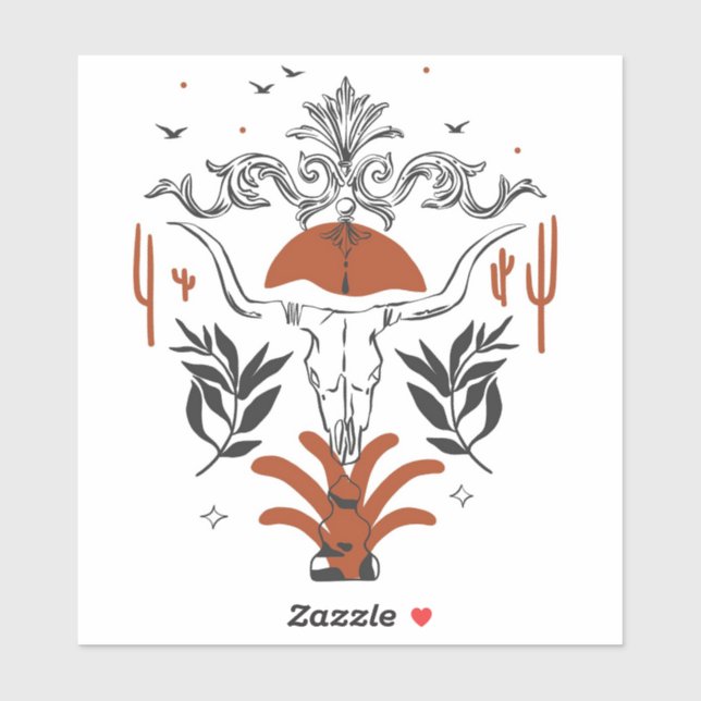 Bohemian wild west contemporary art (Sheet)