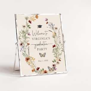 Bohemian Wildflowers Graduation Poster