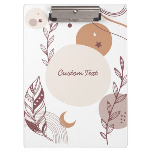 Bohemien Teacher Appreciation Modern custom Clipboard