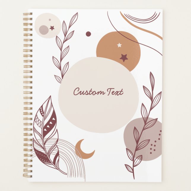 Bohemien Teacher Appreciation Modern custom  Planner (Front)