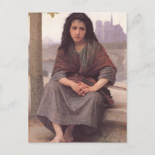 Bohemienne (The Bohemian) by William Bouguereau Postcard