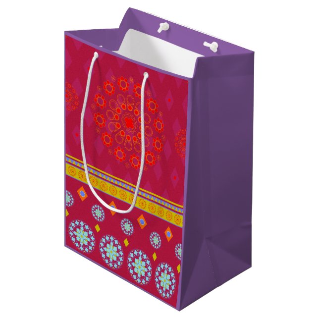 BOHO1 Mandala - Gift Bag (Front Angled)