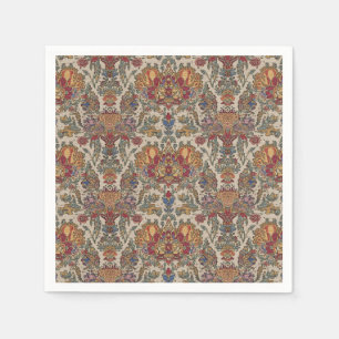 Boho 17th Century Indian Repro Pattern Napkin