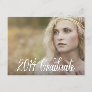 Boho 2   Graduation Postcard Invitation