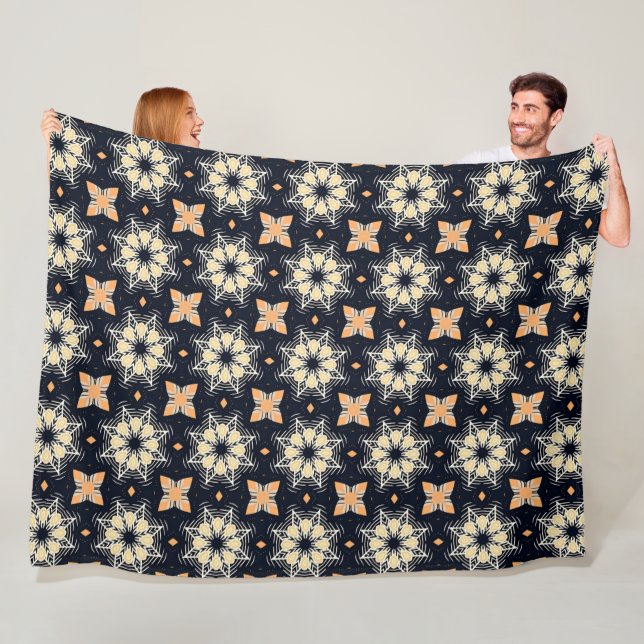 Boho 3 fleece blanket (In Situ)