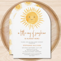 Boho A Little Ray of Sunshine Baby Shower Arch