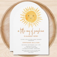 Boho A Little Ray of Sunshine Baby Shower Arch