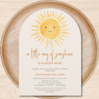 Boho A Little Ray of Sunshine Baby Shower Arch