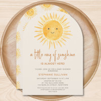 Boho A Little Ray of Sunshine Baby Shower Arch