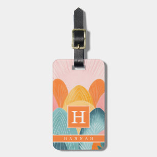 Boho Abstract Art Luggage Tag