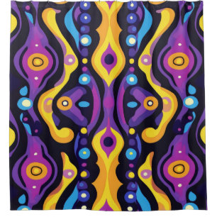 Boho Abstract colourful 7 Shower Curtain