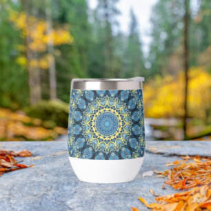 Boho Abstract Groovy Van Gogh Starry Night Mandala