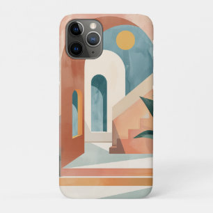 Boho Abstract Landscape (10) iPhone 11 Pro Case