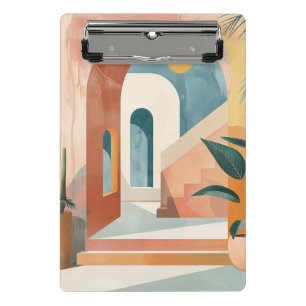 Boho Abstract Landscape (10) Mini Clipboard