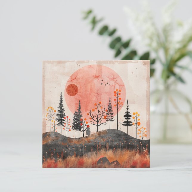 Boho Abstract Landscape (13) (Standing Front)