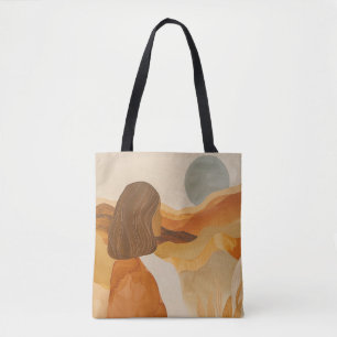 Boho Abstract Landscape (17) Tote Bag